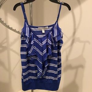 Spaghetti strap tank top.